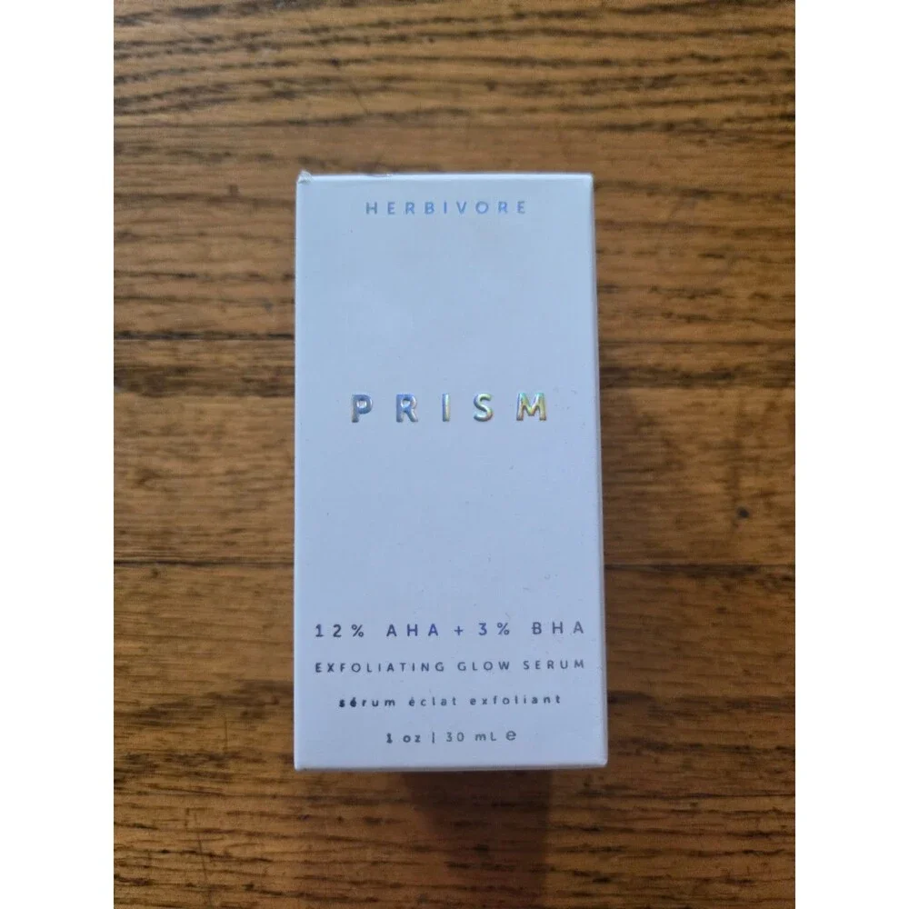 Herbivore Botanicals Prism AHA + BHA Exfoliating Glow Serum 1oz NIB! $54 MSRP